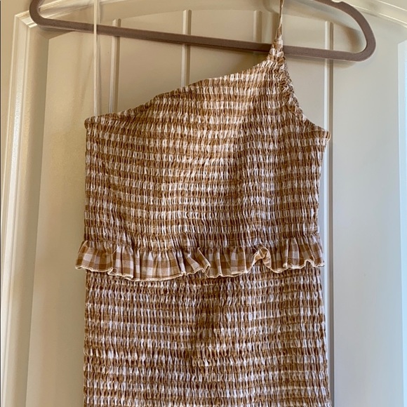 One Shoulder Fitted Ruched Dress - Picture 1 of 5